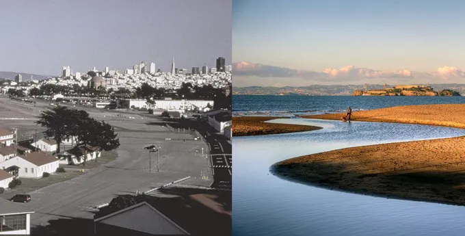 Crissy Field before and after