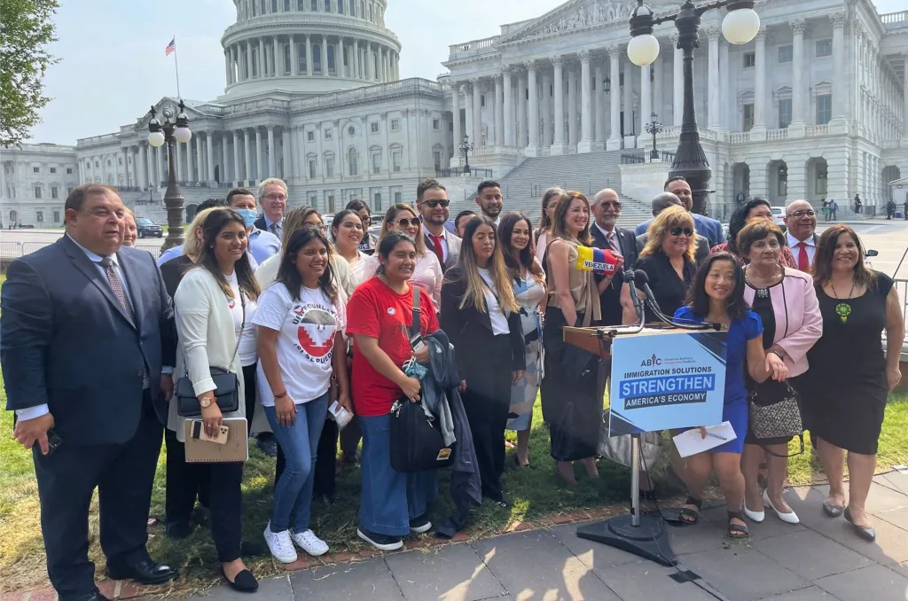 Group photo of ABIC members, partners, and advocates